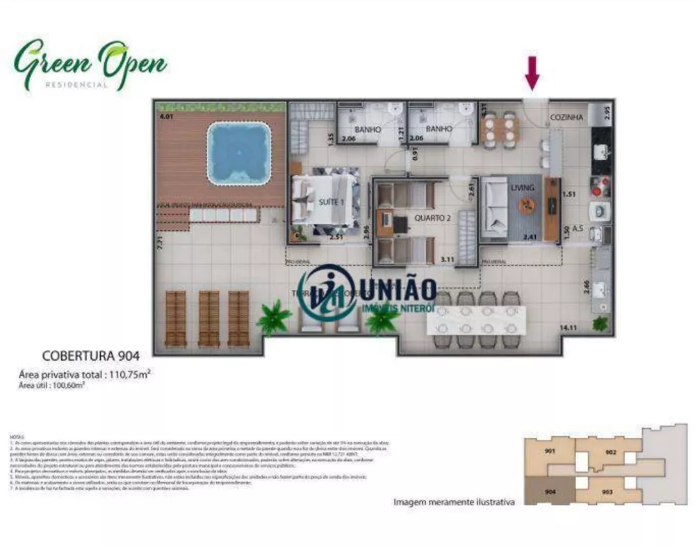 Apartamento, 2 quartos, 42 m² - Foto 46