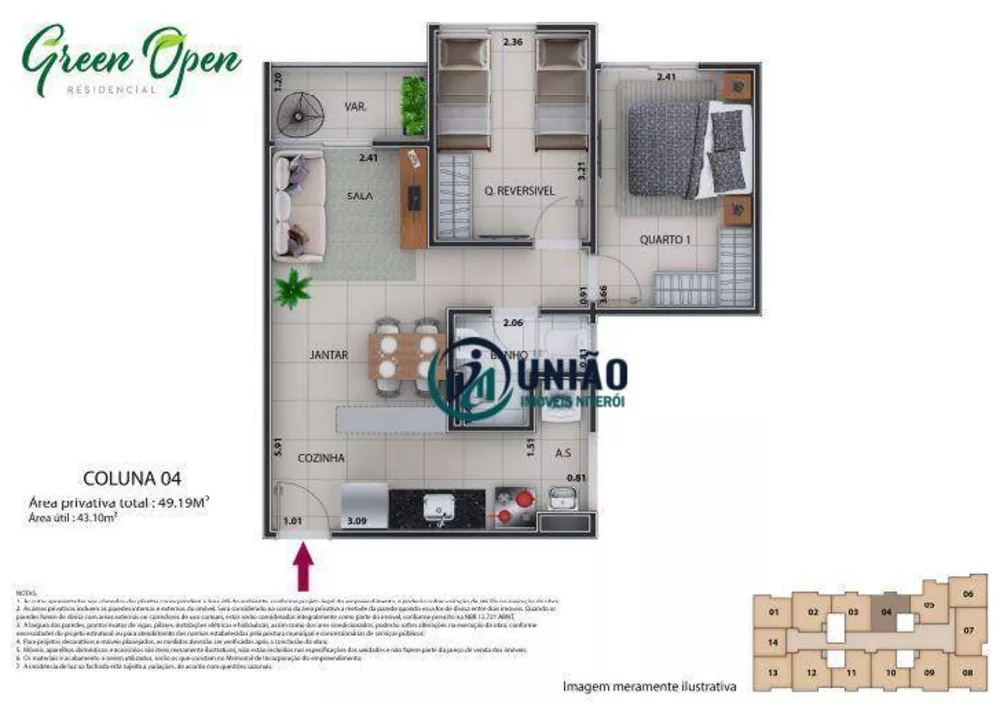 Apartamento, 2 quartos, 42 m² - Foto 28