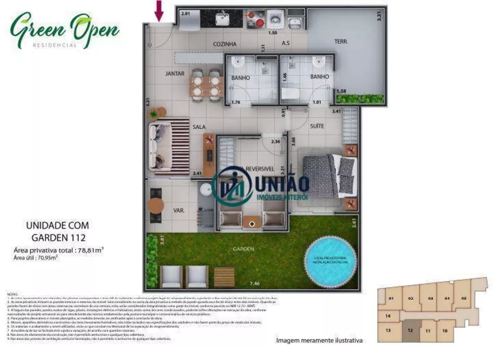 Apartamento, 2 quartos, 42 m² - Foto 9