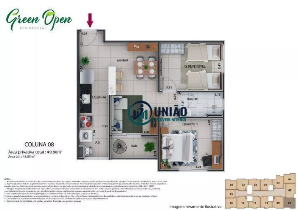 Apartamento, 2 quartos, 42 m² - Foto 83