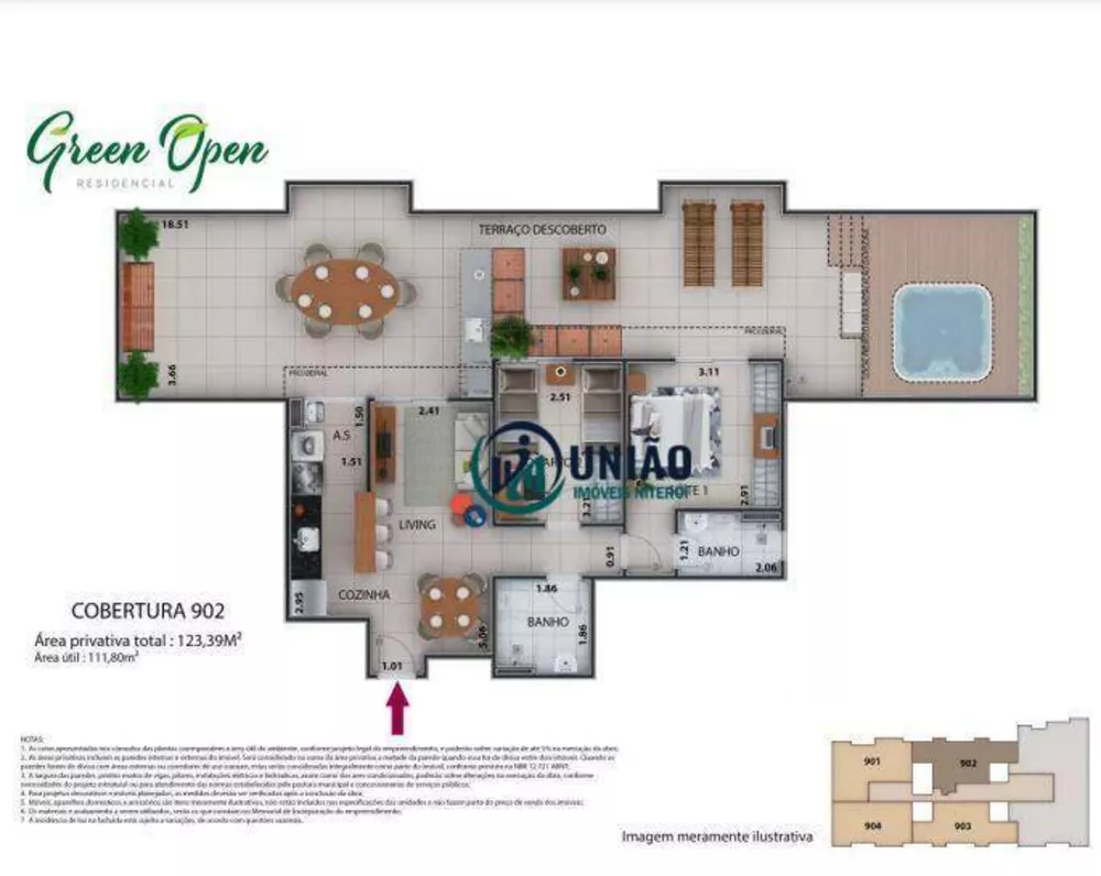 Apartamento, 2 quartos, 42 m² - Foto 65