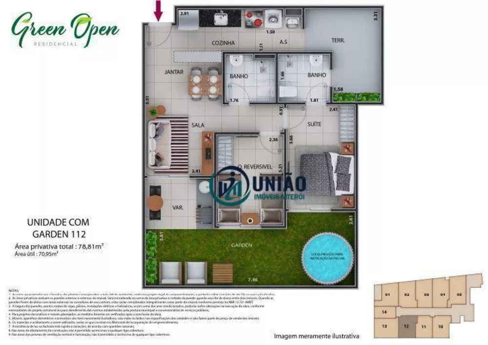 Apartamento, 2 quartos, 42 m² - Foto 10