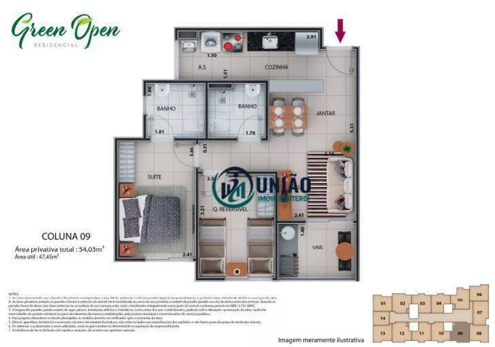Apartamento, 2 quartos, 42 m² - Foto 88