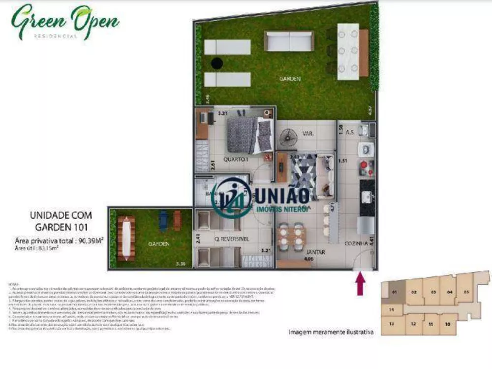 Apartamento, 2 quartos, 42 m² - Foto 107