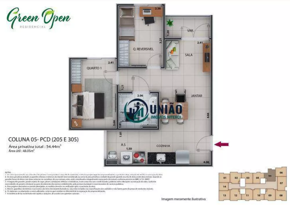 Apartamento, 2 quartos, 42 m² - Foto 38