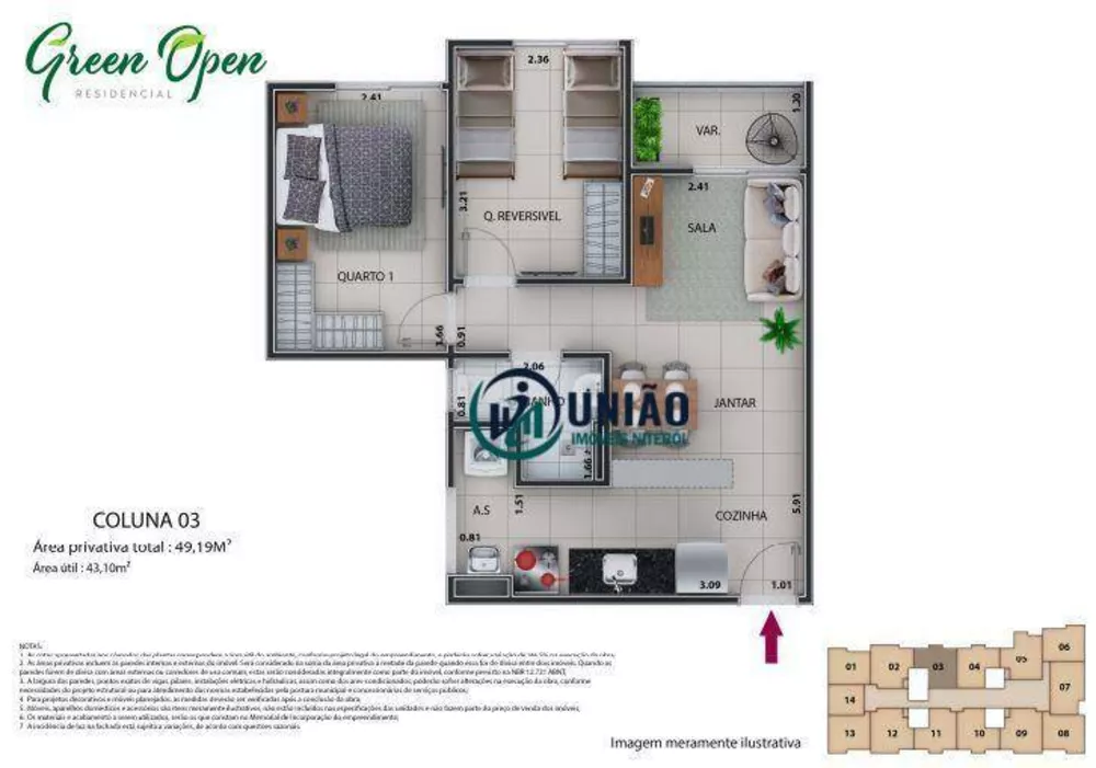 Apartamento, 2 quartos, 42 m² - Foto 95