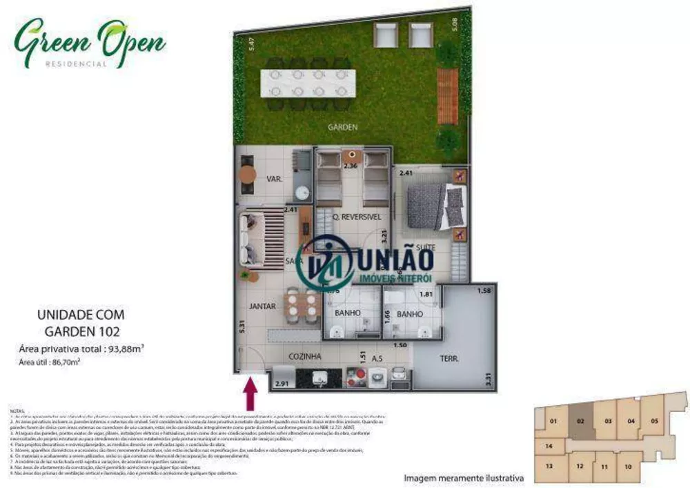 Apartamento, 2 quartos, 42 m² - Foto 2