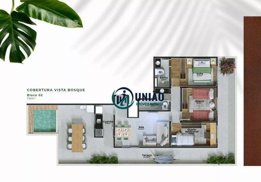 Apartamento, 2 quartos, 46 m² - Foto 90