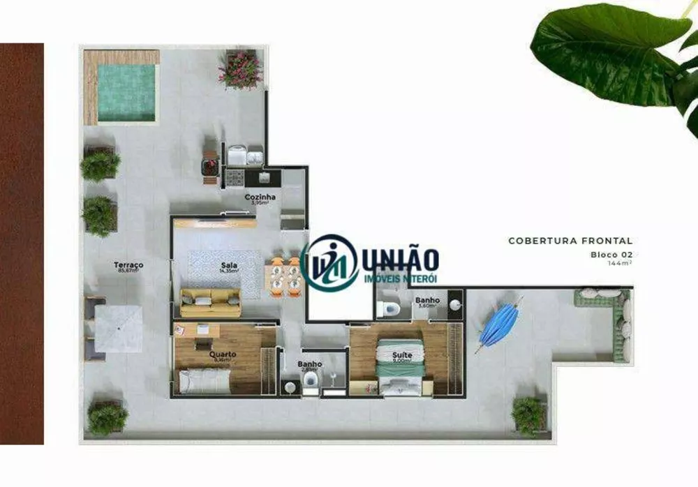 Cobertura, 3 quartos, 140 m² - Foto 90