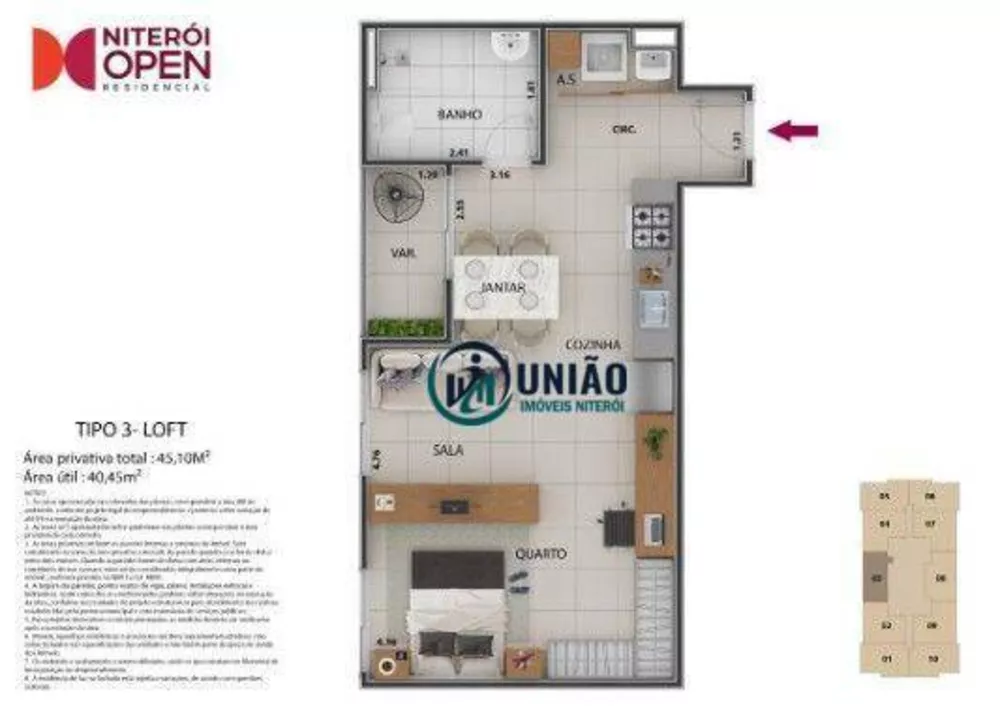Apartamento, 2 quartos, 54 m² - Foto 6