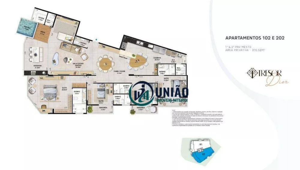 Apartamento, 4 quartos, 202 m² - Foto 3