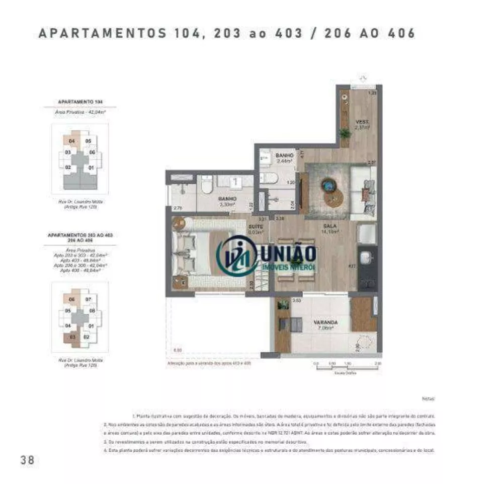 Apartamento, 1 quarto, 37 m² - Foto 8