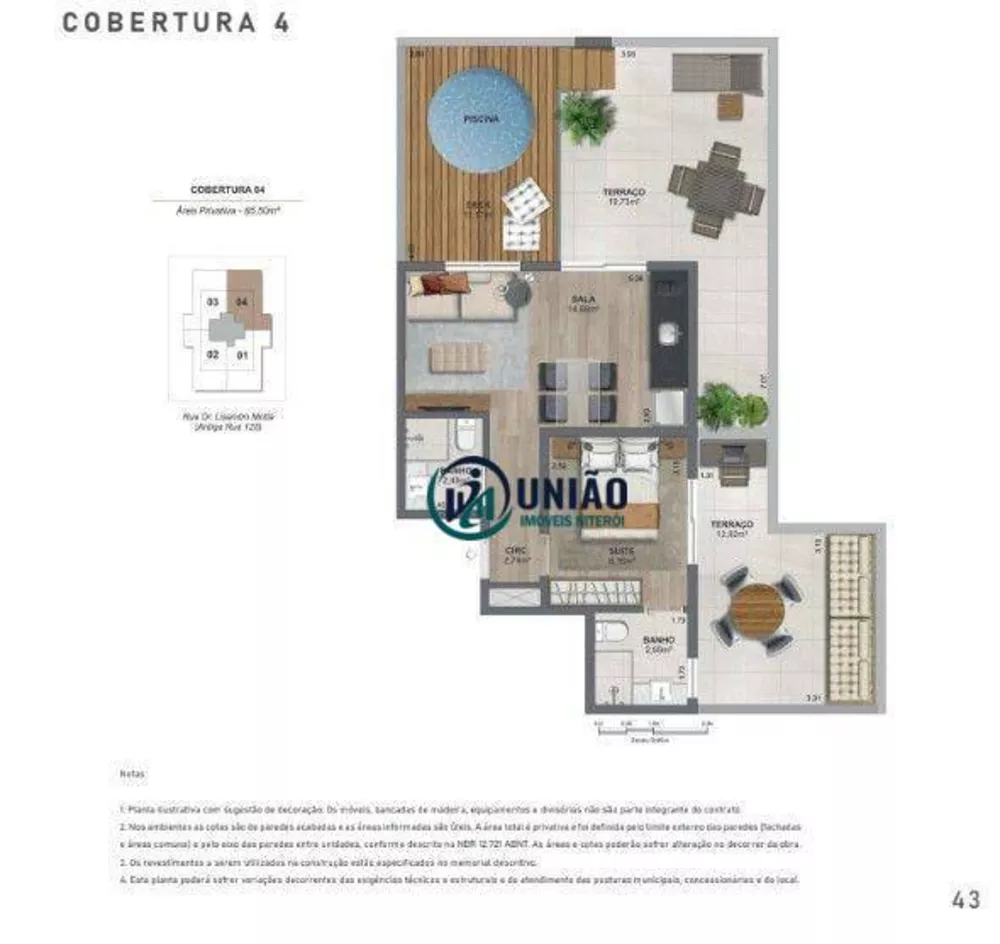 Apartamento, 1 quarto, 37 m² - Foto 3