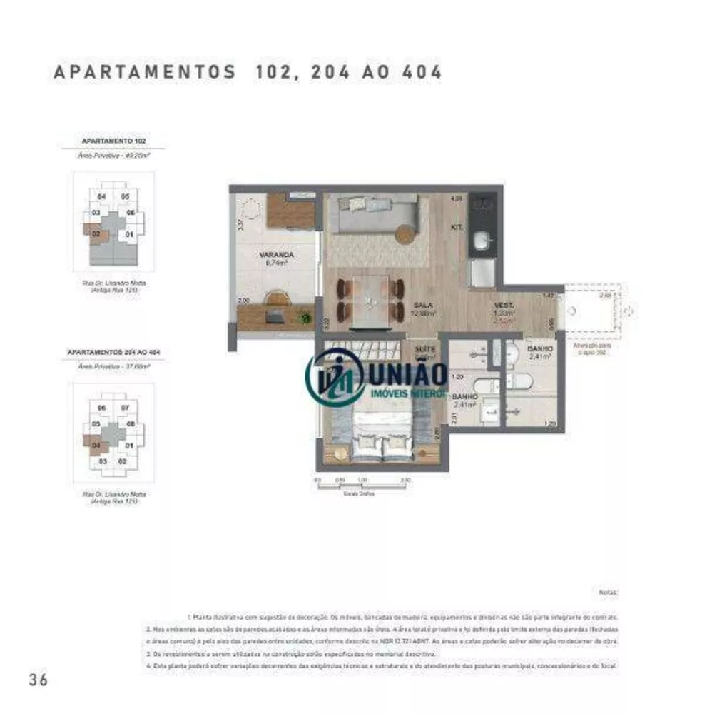Apartamento, 1 quarto, 37 m² - Foto 23