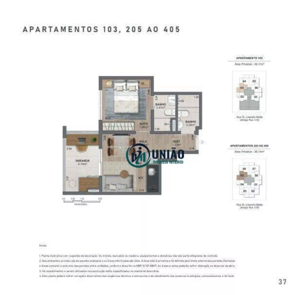 Apartamento, 1 quarto, 37 m² - Foto 10