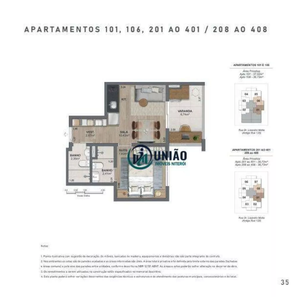 Apartamento, 1 quarto, 37 m² - Foto 6