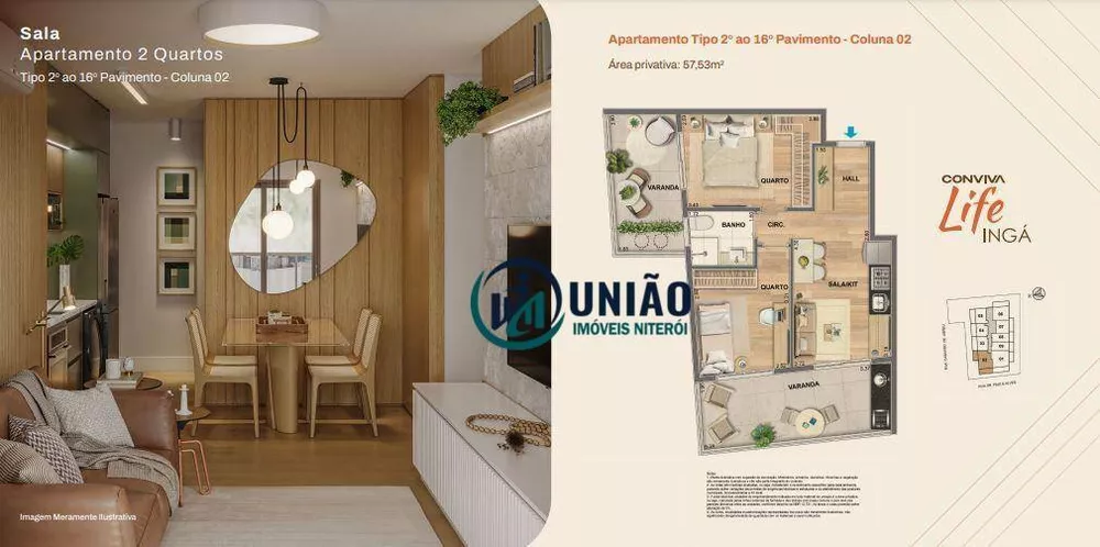 Apartamento, 2 quartos, 57 m² - Foto 30