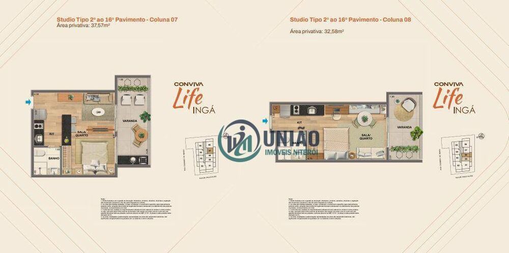 Apartamento à venda com 2 quartos, 67m² - Foto 3