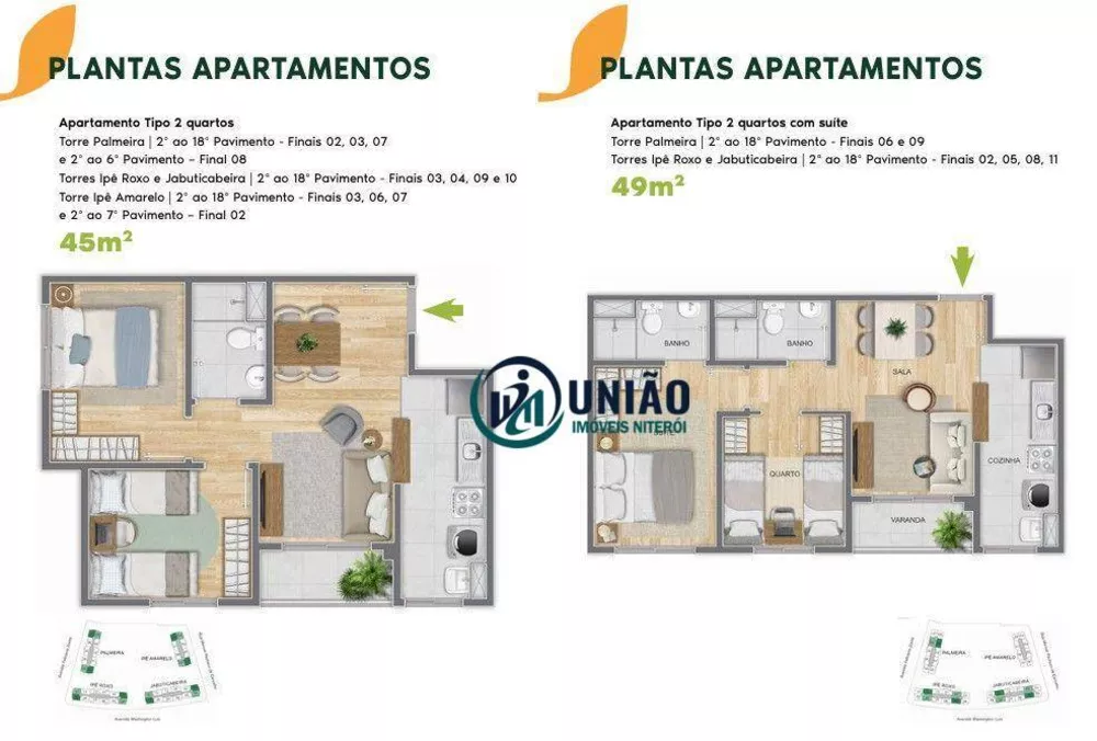 Apartamento, 2 quartos, 47 m² - Foto 9