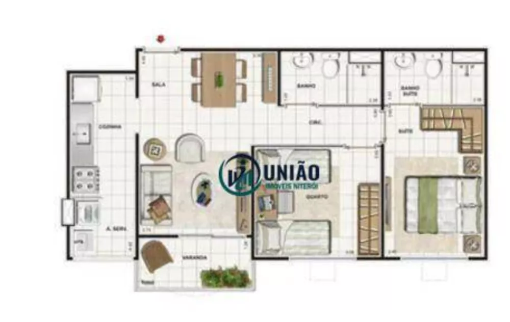 Apartamento, 2 quartos, 55 m² - Foto 4