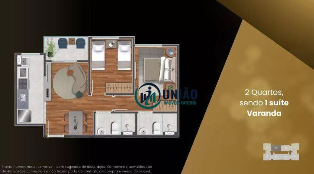 Apartamento, 2 quartos, 53 m² - Foto 44