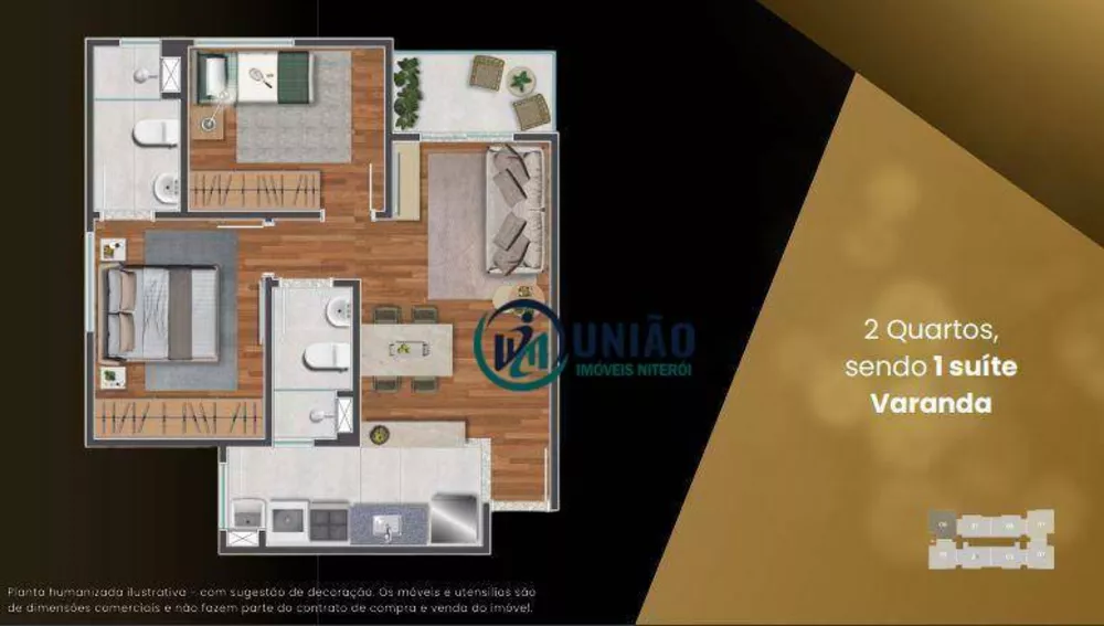Apartamento, 2 quartos, 53 m² - Foto 43