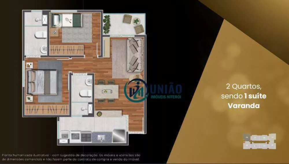 Apartamento, 2 quartos, 52 m² - Foto 22