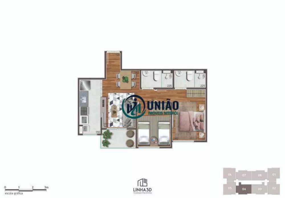 Apartamento, 2 quartos, 52 m² - Foto 18