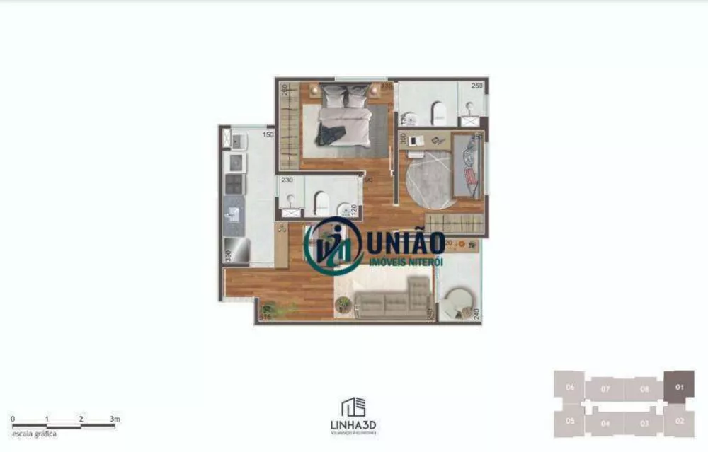 Apartamento, 2 quartos, 52 m² - Foto 17