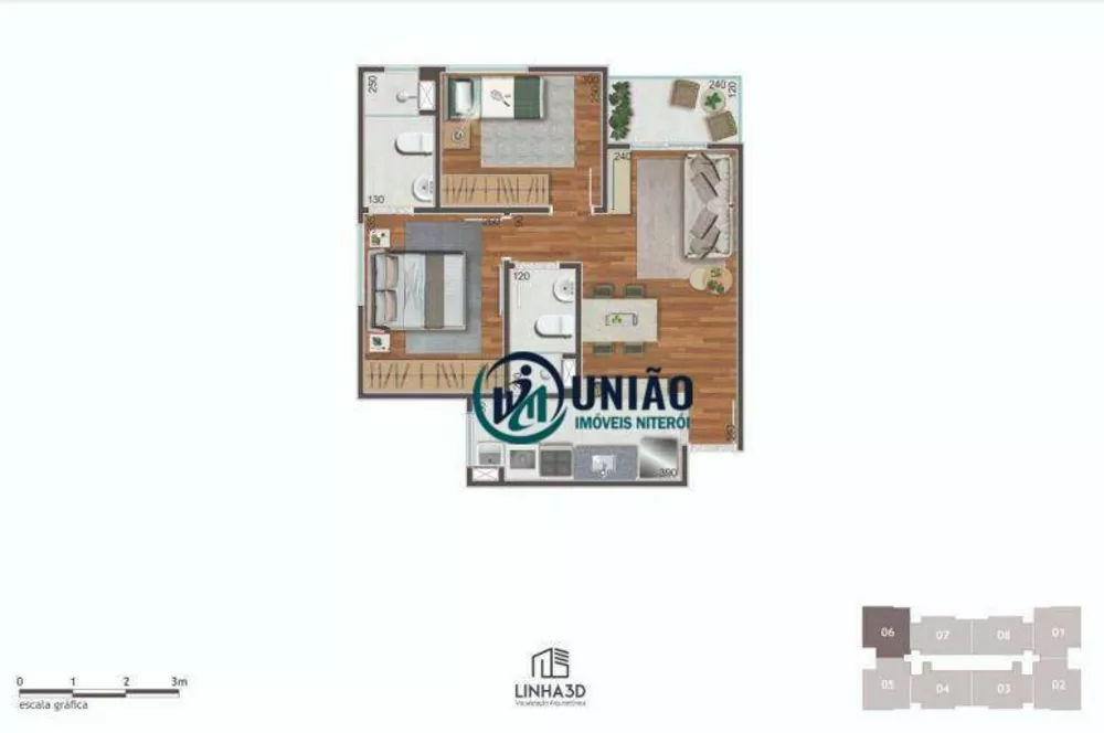 Apartamento, 2 quartos, 52 m² - Foto 19