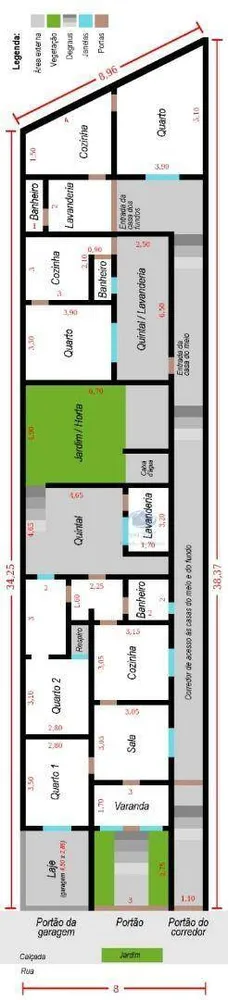 Casa, 2 quartos, 290 m² - Foto 8