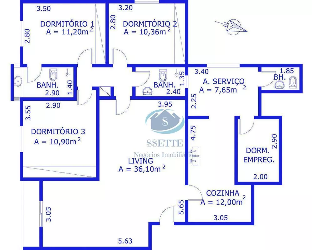 Apartamento, 3 quartos, 130 m² - Foto 21