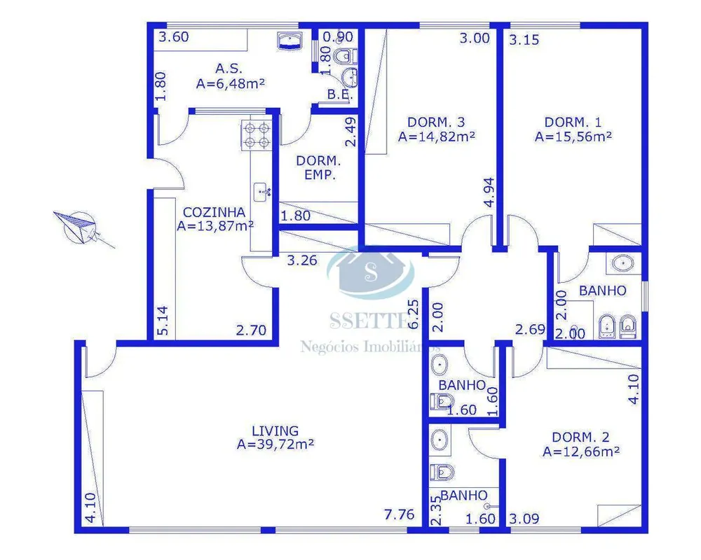 Apartamento, 3 quartos, 155 m² - Foto 4