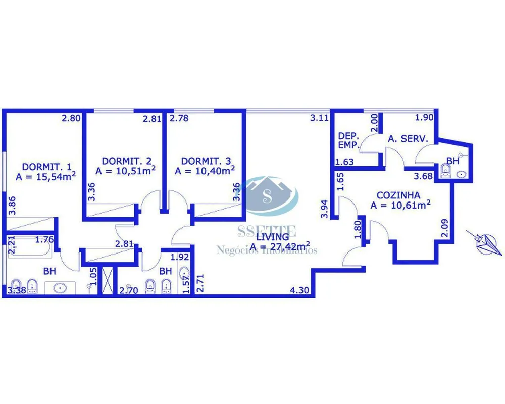 Apartamento, 3 quartos, 105 m² - Foto 5