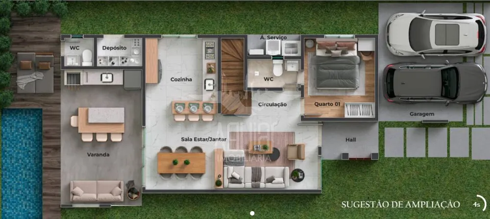 Casa, 4 quartos, 134 m² - Foto 6