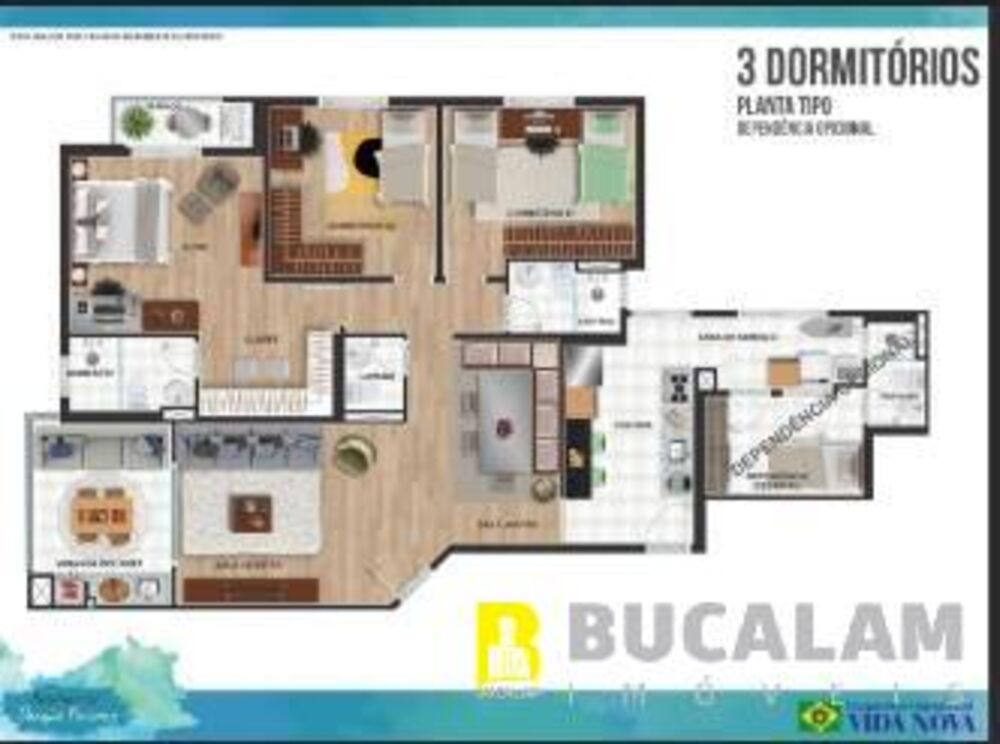 Apartamento, 3 quartos, 125 m² - Foto 2