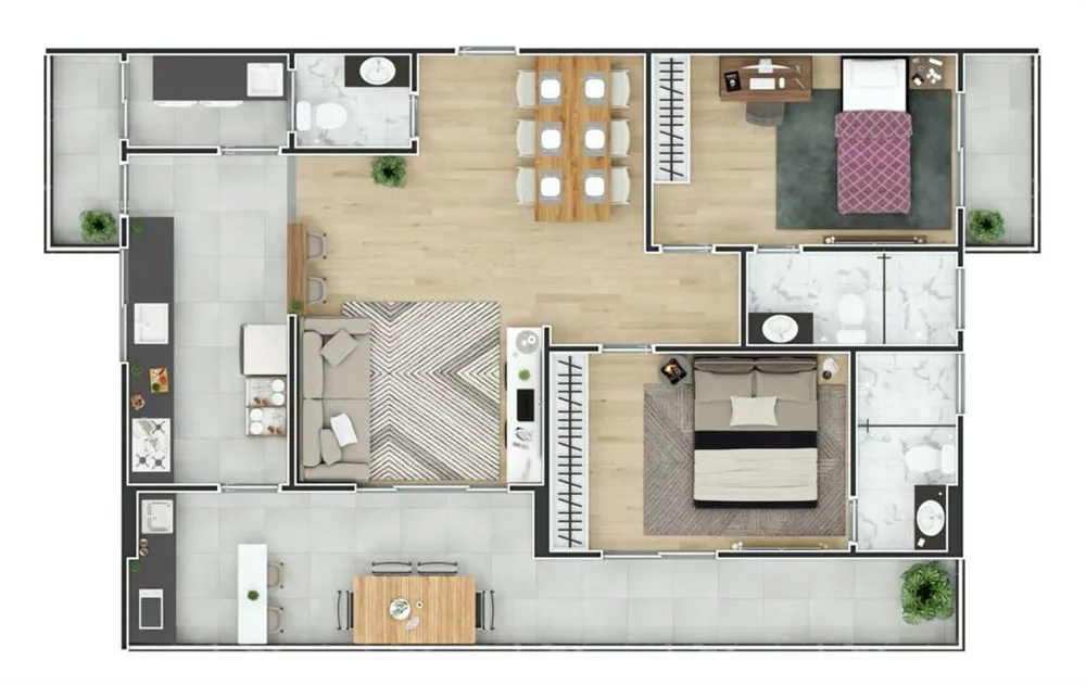 Apartamento, 2 quartos, 95 m² - Foto 11