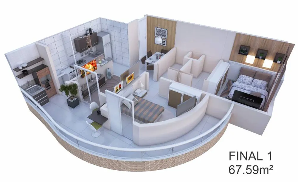 Apartamento, 2 quartos, 68 m² - Foto 11
