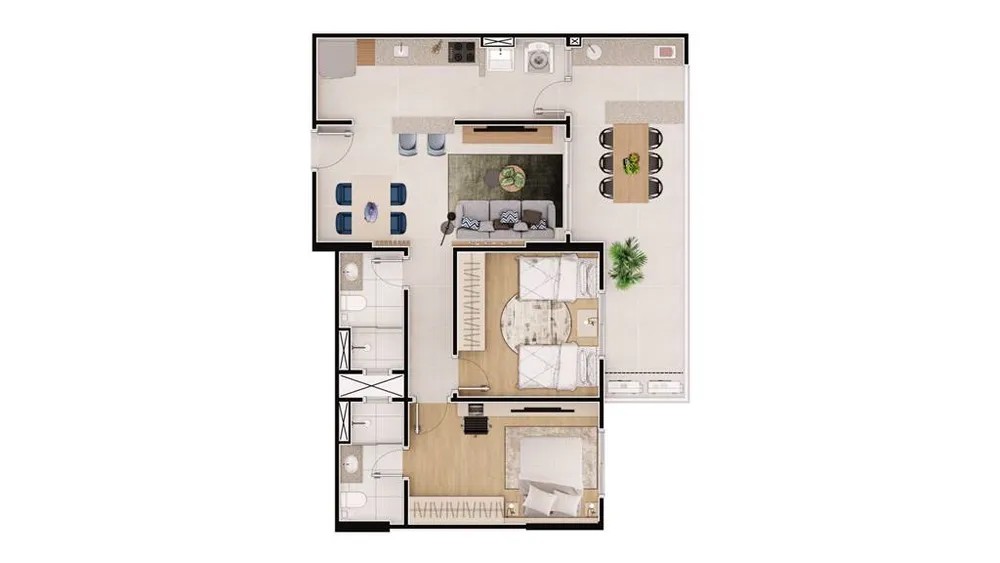 Apartamento, 2 quartos, 86 m² - Foto 5