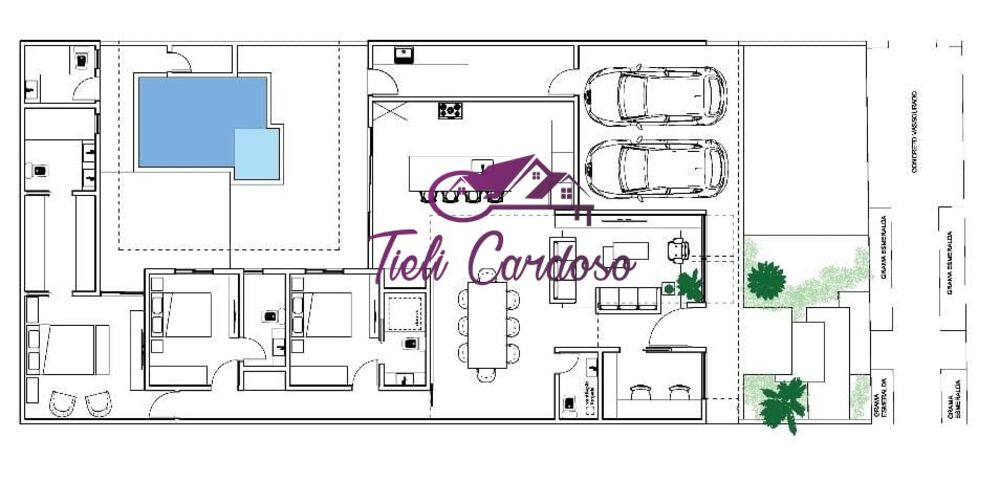 Casa, 3 quartos - Foto 1