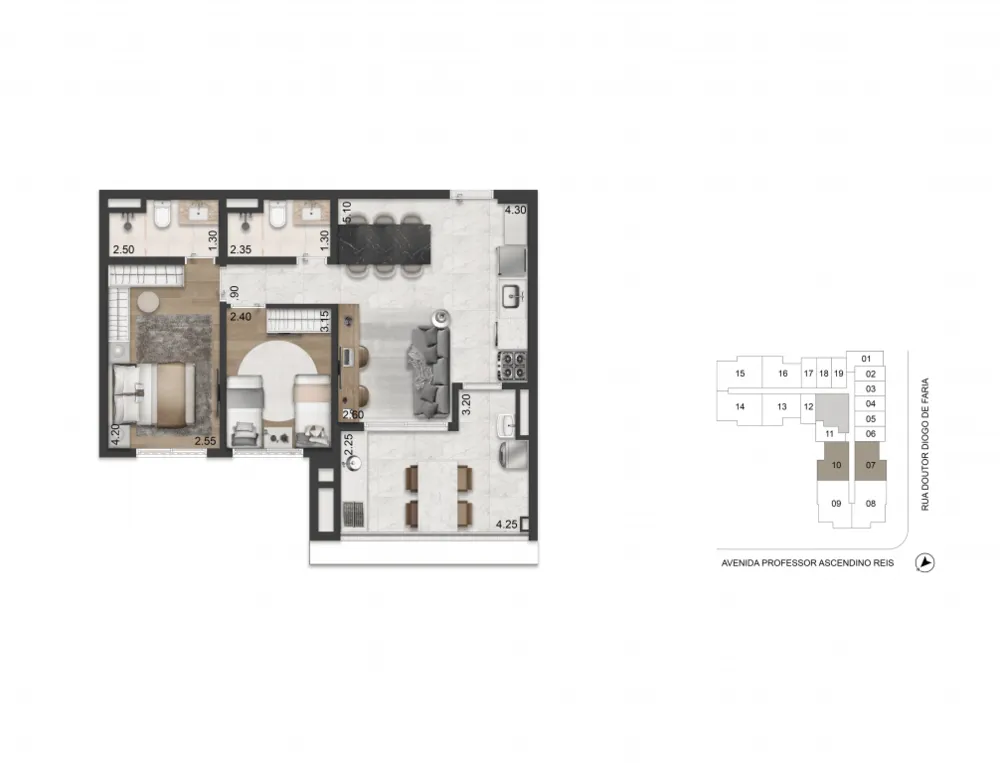 Apartamento, 2 quartos, 68 m² - Foto 10
