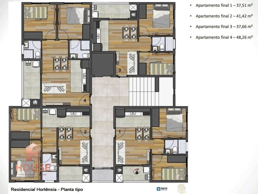 Apartamento, 2 quartos, 37 m² - Foto 6
