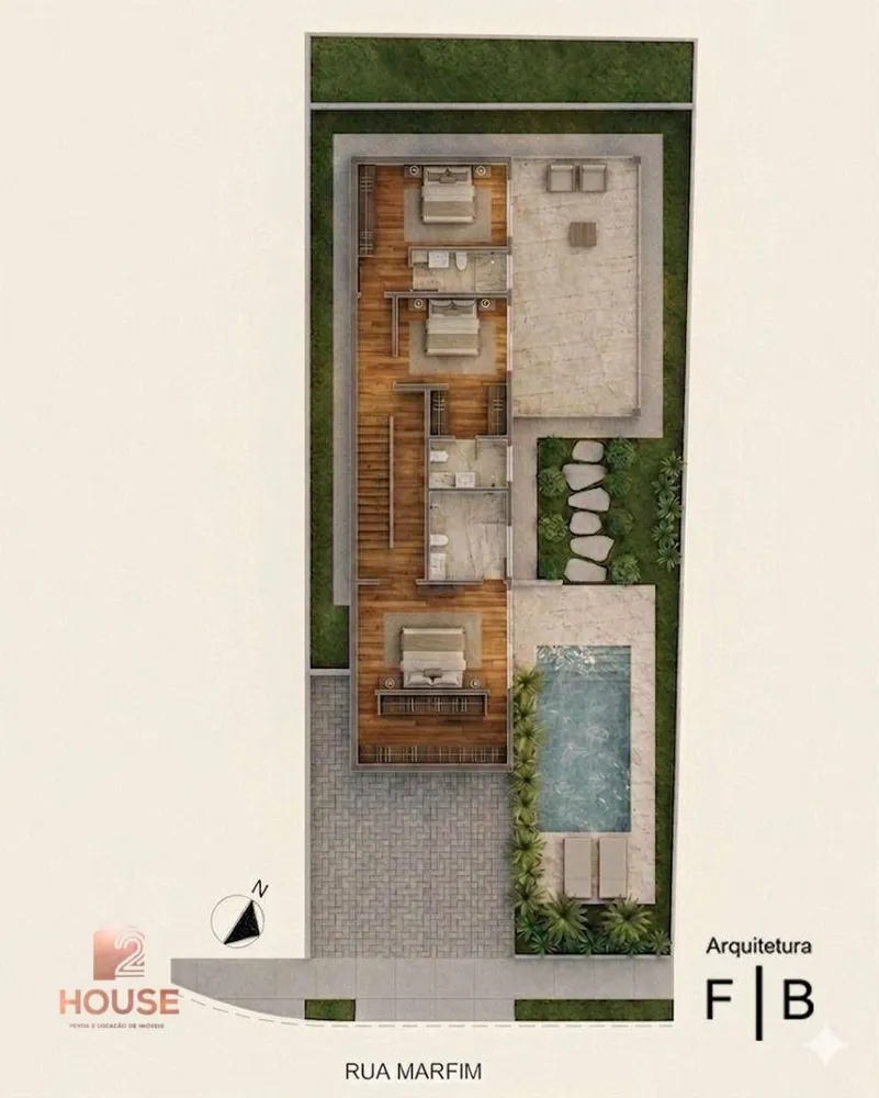 Casa de Condomínio, 3 quartos - Foto 3
