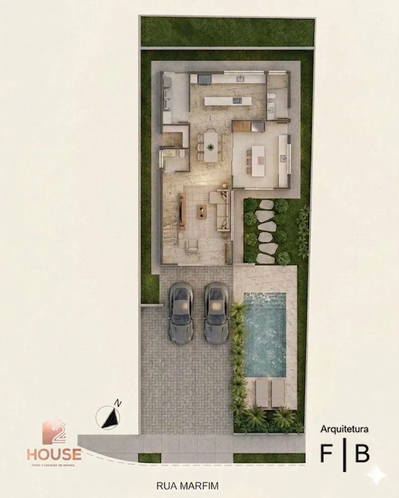 Casa de Condomínio, 3 quartos - Foto 2
