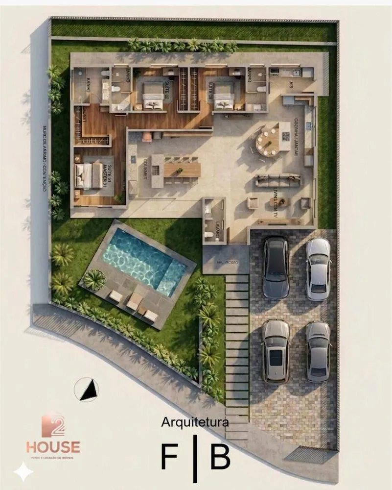 Casa de Condomínio, 3 quartos - Foto 6