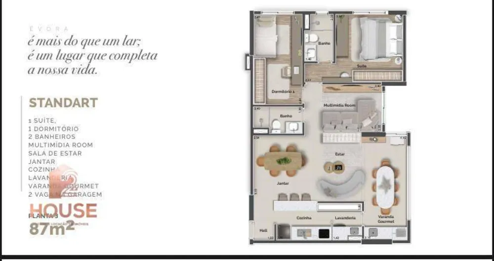 Apartamento, 2 quartos, 73 m² - Foto 4