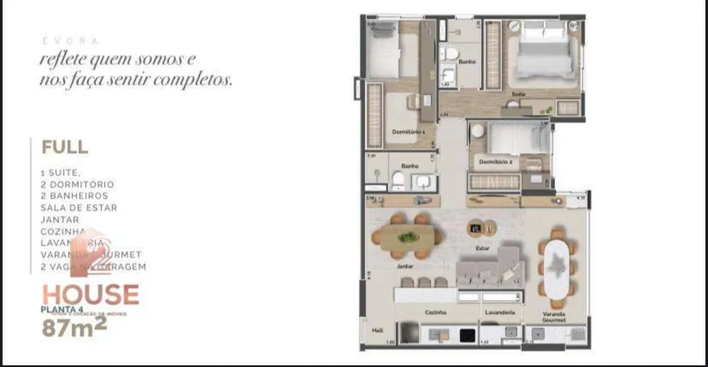 Apartamento, 2 quartos, 73 m² - Foto 3