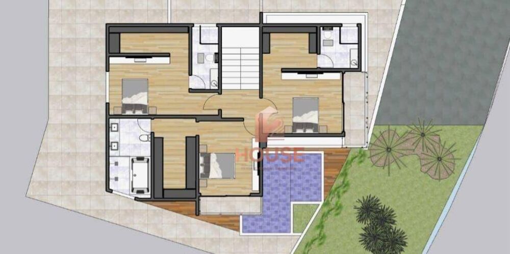 Casa de Condomínio, 3 quartos - Foto 1