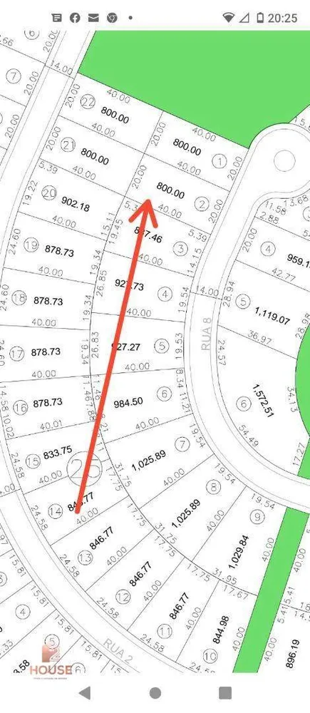 Loteamento e Condomínio, 800 m² - Foto 2