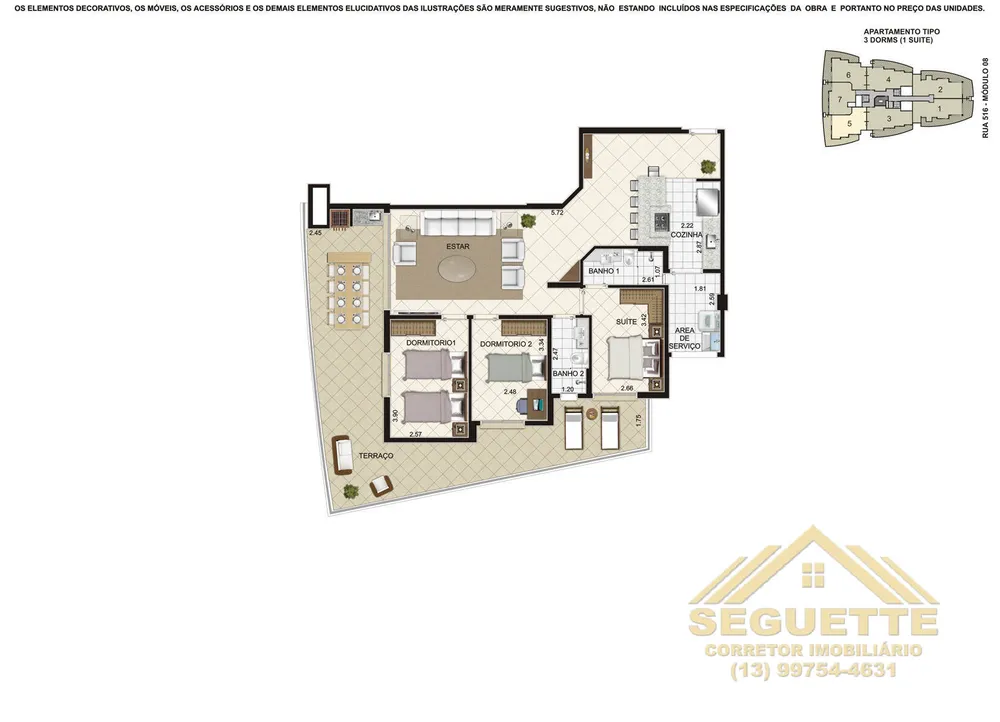Apartamento, 3 quartos, 101 m² - Foto 9